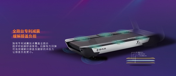 室内健身器材-南宫NG28X6心率版跑步机