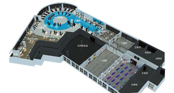 1500平方健身房配置方案-广西南宫NG28体育健身器材有限公司