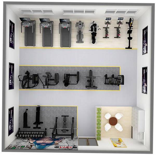 100平方健身房配置方案-广西南宫NG28体育健身器材有限公司