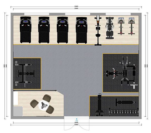 80平方健身房配置方案-广西南宫NG28体育健身器材有限公司 80平方健身房配置方案-广西南宫NG28体育健身器材有限公司