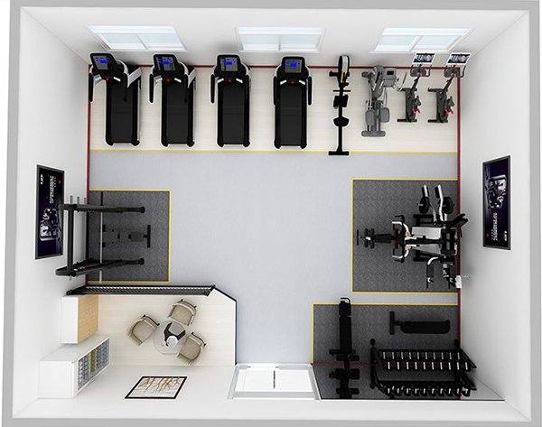 80平方健身房配置方案-广西南宫NG28体育健身器材有限公司 80平方健身房配置方案-广西南宫NG28体育健身器材有限公司